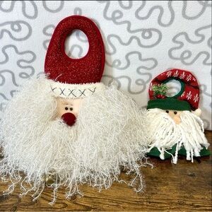 Santa Claus Christmas Door Hangers stuffed
Fabric plush large & medium hanging